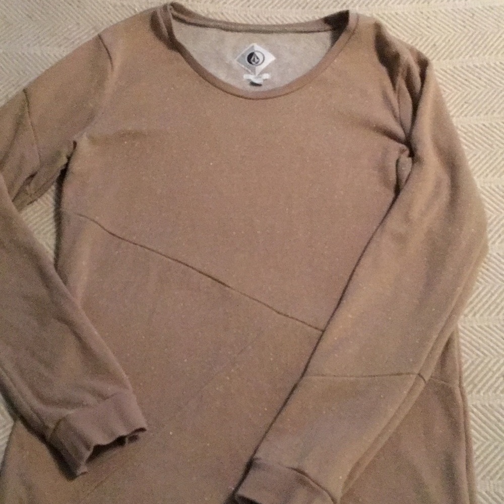 Gold sparkle Volcom sweater